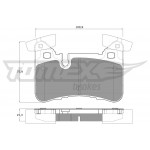 TOMEX Brakes Bremsbelagsatz, Scheibenbremse